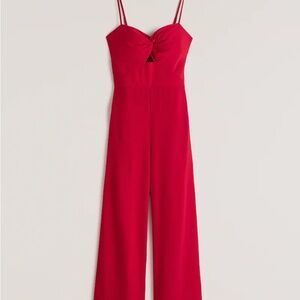 *NWT* Abercrombie Twist-Front Jumpsuit